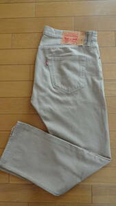 LEVI'S リーバイス501　USED　W33×L30　ベージュ