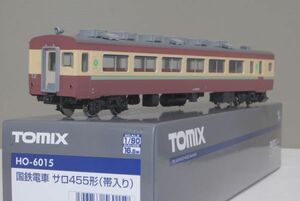 TOMIX 国鉄 455系 475系 急行電車 サロ455形 帯入り HO-6015