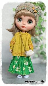 ブライスアウトフィット .* 洋服&小物9点セット.*　Blythe outfit 