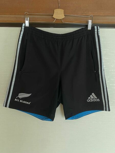 adidas ALL BLACKS ハーフパンツ US Mサイズ