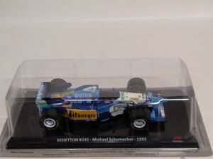 ◆07 DeA デアゴ 隔週刊ビッグスケールF1コレクション No.7 ベネトン B195 ミハエル・シューマッハ BENETTON B195 MICHAEL SCHUMACHER-1995