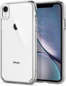 Spigen iPhone XR スマホケース クリア 衝撃吸収 米軍MIL規格取得 064CS24873 クリスタル・クリア