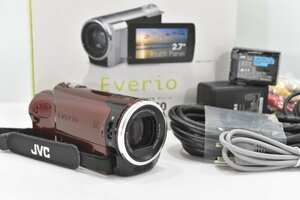 JVC Victor Everio GZ-HM460-R ハンディカム デジタル HD ビデオカメラ 動作品 元箱付 付属品付 レッド 撮影 カメラ ビデオ Hb-167N