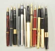 大量 万年筆 ボールペン 22K 14K 26本 まとめ セット Platinum プラチナ PILOT パイロット sailor セイラ― 文房具 筆記用具 Hb-288M_画像3