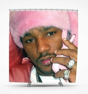 [海外限定 送料無料] Cam'ron シャワーカーテン キャムロン DIPSET