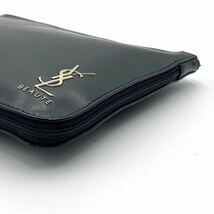 1円【新品未使用】YVES SAINT LAURENT YSL イヴサンローラン セカンドバッグ クラッチバッグ ロゴ レザー 本革 メンズ ゴールド金具_画像6