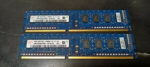 hynix メモリ 2GBx2 PC3-10600U