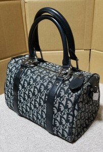 Christian Dior クリスチャン ディオール トロッター ハンドバッグ ミニボストン (25cm) ブラック 