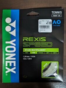 ヨネックス テニスストリングス レクシススピード１３０ ホワイト Yonex TGRSP130 011