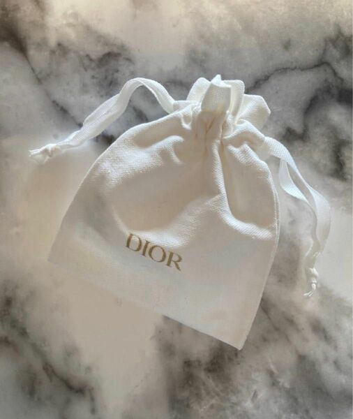 Dior★ディオール オリジナルロゴ入りミニ巾着