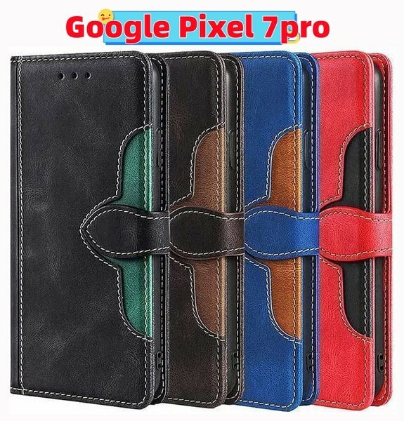 Google Pixel 7pro　手触り◎　高級本革風　手帳型ケース　丁寧外縫