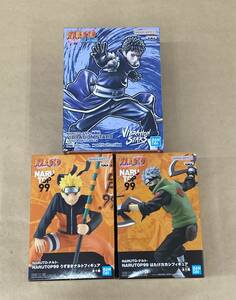 ★R686 / 未開封品 NARUTO -ナルト- うずまきナルト、はたけカカシ、うちはオビト フィギュア ★