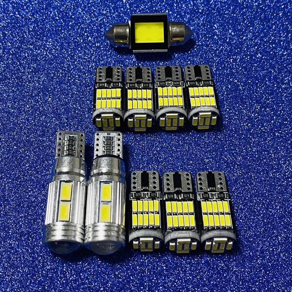 超爆光!LA100 110S ムーヴ カスタム(ムーブ) バルブセット ルームランプ スモールライト ナンバー灯 T10 LED ダイハツ フルセット