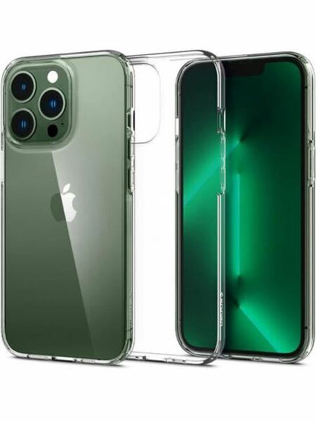 AF-15 Spigen iPhone13Proケース クリア 衝撃吸収 薄型 米軍MIL規格取得 TPUカバー 厚さ1.5ｍｍ 軽量 透明 黄変抑制 ワイヤレス充電対応