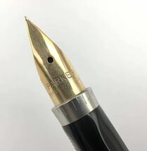 51 万年筆 PARKER 75 パーカー ペン先 14K XF STERLING SILVER スターリングシルバー 925 筆記可能 箱付 ケース付 筆記用具 文房具_画像3