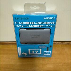 新品■Dadandall DDVCPT0001SG USB 3.0(A／C) HDMIキャプチャー 1080p 60fps シルバーグレイ