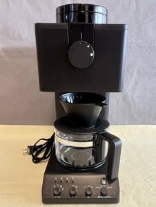 ツインバード　全自動 コーヒーメーカー ３杯用 CM-D457B 　【美品】2023年7月購入