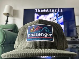 パッセンジャー　PASSENGERキャンプ　コーデュロイ　キャップ　グリーン