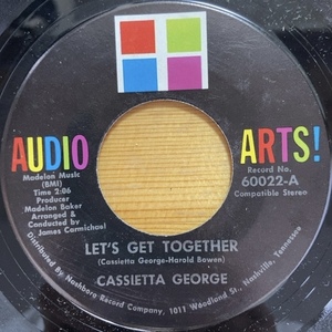 CASSIETTA GEORGE LET'S GET TOGETHER / HE SAVED ME 45's 7インチ