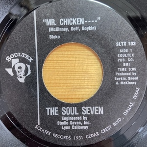THE SOUL SEVEN MR CHICKEN / THE CISSY'S THANG (RE) 45's 7インチ
