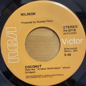 NILSSON　COCONUT 45's 7インチ