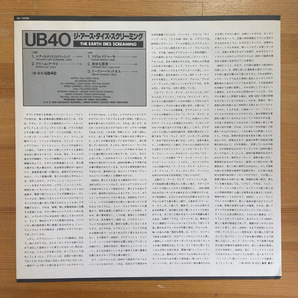 UB40 THE EARTH DIES SCREAMING LP ミニアルバムの画像4