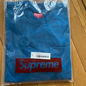 シュプリーム　L/S pocket tee Sサイズ　DARK Cyar 新品　supreme