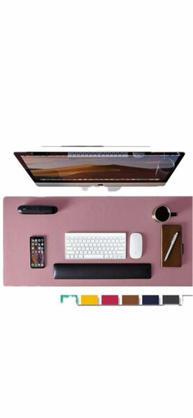 10％オフ　Aothia テーブルマット、デスクパット、マウスパッド 80 cm パソコン　テーブル　ピンク　PC デスクマット