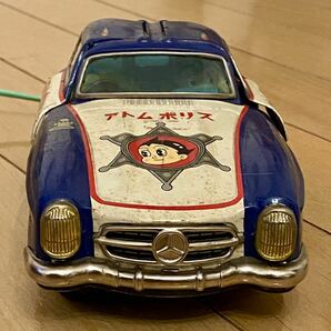 アトムポリス メルセデスベンツ 300SL （旧バンダイのブリキ製おもちゃ）昭和レトロ当時物の画像4