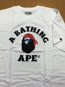 BAPE PIRATE STORE Tシャツ 新品未使用品 Lサイズ 猿顔 海賊