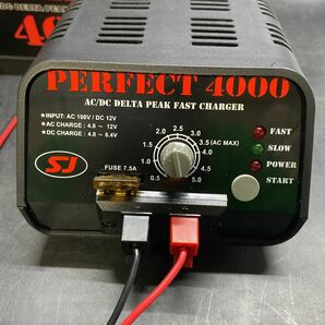 ジャンク 充電器 PERFECT 4000 バッテリー充電器 4.8v〜12v 急速充電器 電動ガン ラジコン 現状品 詳細不明の画像3
