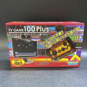 未使用 TV GAME 100 Plus コントローラー型テレビゲーム機 100＋ 内蔵ゲーム100種以上 レトロ ゲーム 稀少 レア