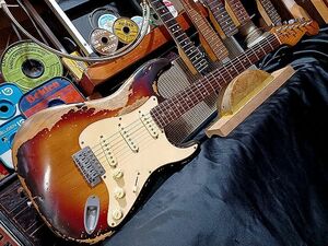 ◎Vintage Reproduction Relic Custom Vintage 3ToneSunburst Stratocaster レリック ＆ エイジド VintageCapa VintageWier◎