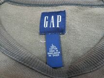 【USED/古着/米国購入】GAP/オールド ギャップ 90s スウェット トレーナー 検索用⇒ ビンテージ/アメカジ/オーバーサイズ /おしゃれ/E0204_画像9