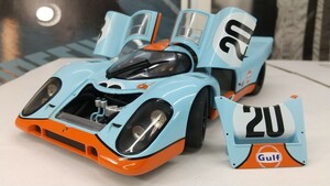 1/18　オートアート　ポルシェ　917　“栄光のル・マン”　長期展示品　スティーブ・マックイーン