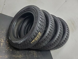 165/65R14 スタッドレス 冬タイヤ 4本 ダンロップ WM02 送料無料 22年式 T2353