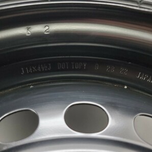 155/65R14 ラジアル 夏タイヤ サマータイヤ 新品 4本 ホンダ スチール付き 23年式 ブリヂストン製品 Nシリーズなど 美品 送料無料 T1094の画像4