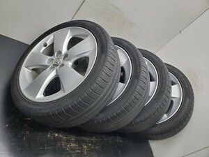 215/45R17 プリウス純正 17インチアルミホイール付き 美品 良品 洗浄済 30系 送料無料 条件付きT1105 