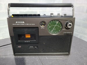 【ジャンク品】管1Y113 SONY CASSETTE-CORDER2BANDS CF-1480 ラジカセ　通電OK 