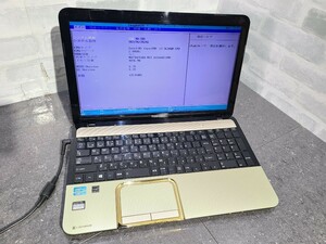 【現状品】管1Y300 TOSHIBA dynabook T552/58GK PT55258GBHK CPU core i7-3630QM Bios起動OK HDD無し、メモリー4GB、バッテリー有り 