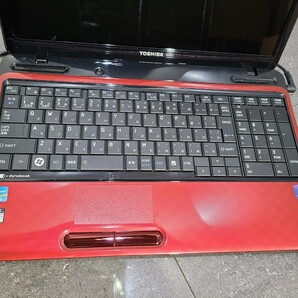 【現状品】管1Y298 TOSHIBA dynabook T351/57CR PT35157CBFR CPU core i5-2410M Bios起動OK HDD無し、メモリー4GB、バッテリー有り の画像3