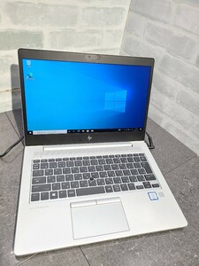 【中古品動作品】管1X87 HP EliteBook 830 G5 CPU core i5-8250U SSD256GB、メモリー8GB、バッテリー有り、クリーンインストール済み 傷有