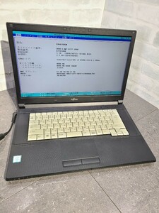 [ текущее состояние товар ] труба 1W210 FUJITSU LIFEBOOK A576/P FMVA1600N CPU core i3-6100U Bios пуск OK HDD нет, память 4GB, аккумулятор есть 