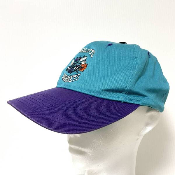 90s NBA Charlotte Hornets シャーロットホーネッツ スナップバックキャップ LOGO7
