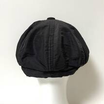 USA製 NEW YORK HAT ニューヨークハット ナイロンハンチング帽 ブラック Lサイズ_画像3