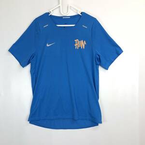 NIKE RUNNING ナイキランニング 半袖速乾Tシャツ Mサイズ CU5695-435 ブルー メンズ