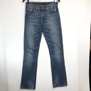 Nudie Jeans ヌーディージーンズ イタリア製 スリムジム デニムパンツ W28 NJ563 