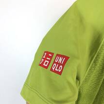 ユニクロ UNIQLO 半袖速乾ポロシャツ Sサイズ リーフグリーン テニス 341-170118 錦織_画像3