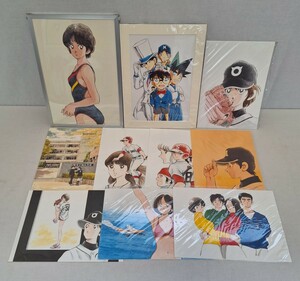 【アニメイラストポスター風】《委託品》あだち充　タッチ　イラストポスター風　額装品& A4サイズ　ポスター風　インテリア 壁掛/合計10品