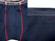 ☆送料込☆新品★mobus / メンズ★保温インナー★L★裏起毛レギンス★ネイビー★_画像2